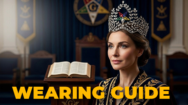 How to Wear an OES Crown Properly | Complete Guide for Eastern Star Members