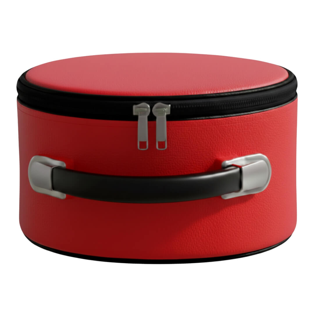 Masonic Crown Cap Case Red Color