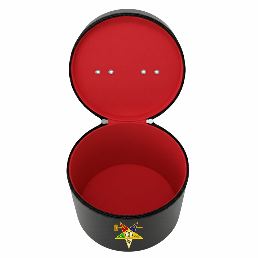 OES Black Fez Case with Gavel