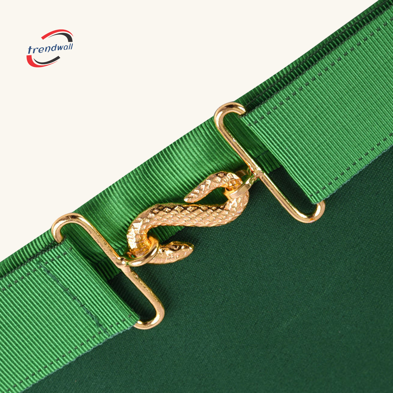 Sovereign Master Allied Masonic Degrees Apron - Gold Trim & Fringe