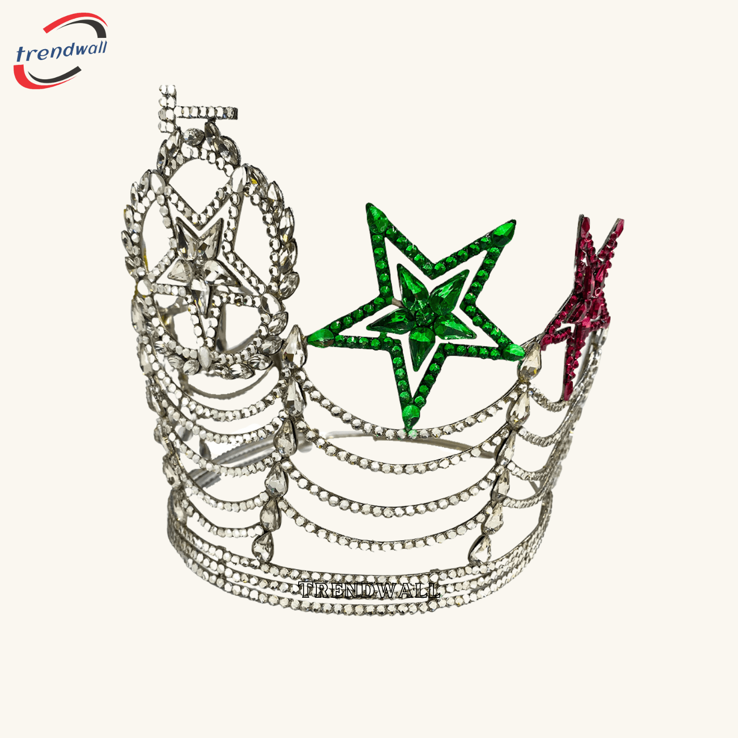 Masonic Grand Worthy Matron OES Crown Tall Style