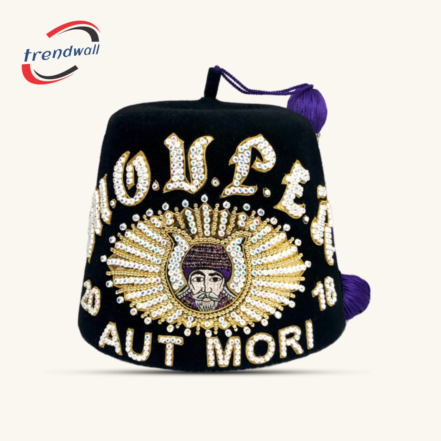 GROTTO Past Monarch Double Jewel Fez