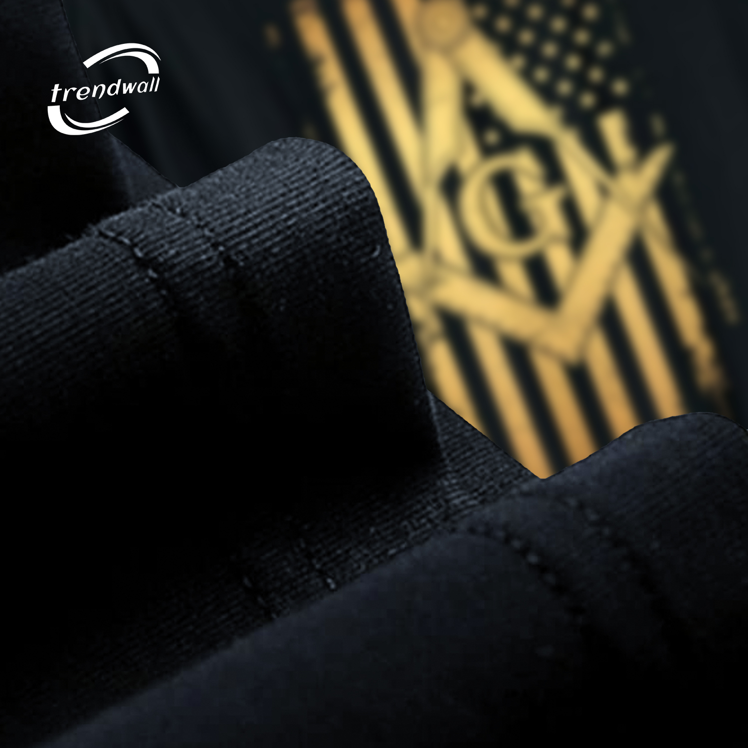 Masonic American Flag Square and Compass T-Shirt 