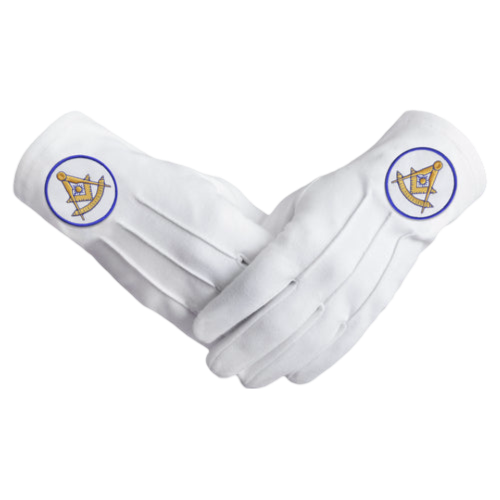 Past Master Blue Lodge California Regulation Gloves