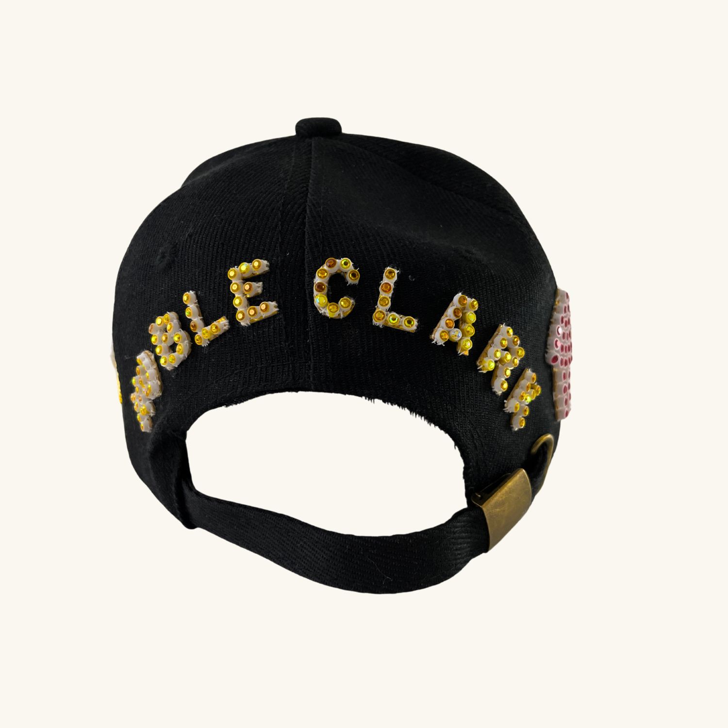 Masonic Shriners Baseball Cap – Black Color + Custom Temple Name With Side Emblems