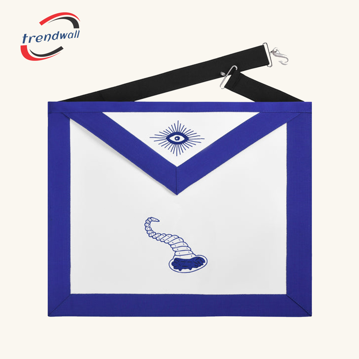 Junior Steward Blue Lodge Officer Apron - Adjustable Belt