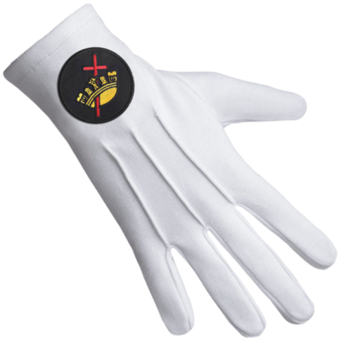 Knights Templar Commandery Gloves