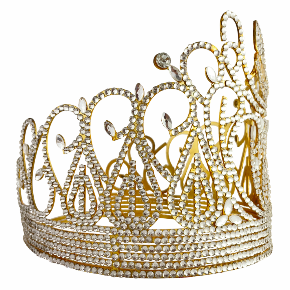 DOI Crown Biggest Size Gold Tone