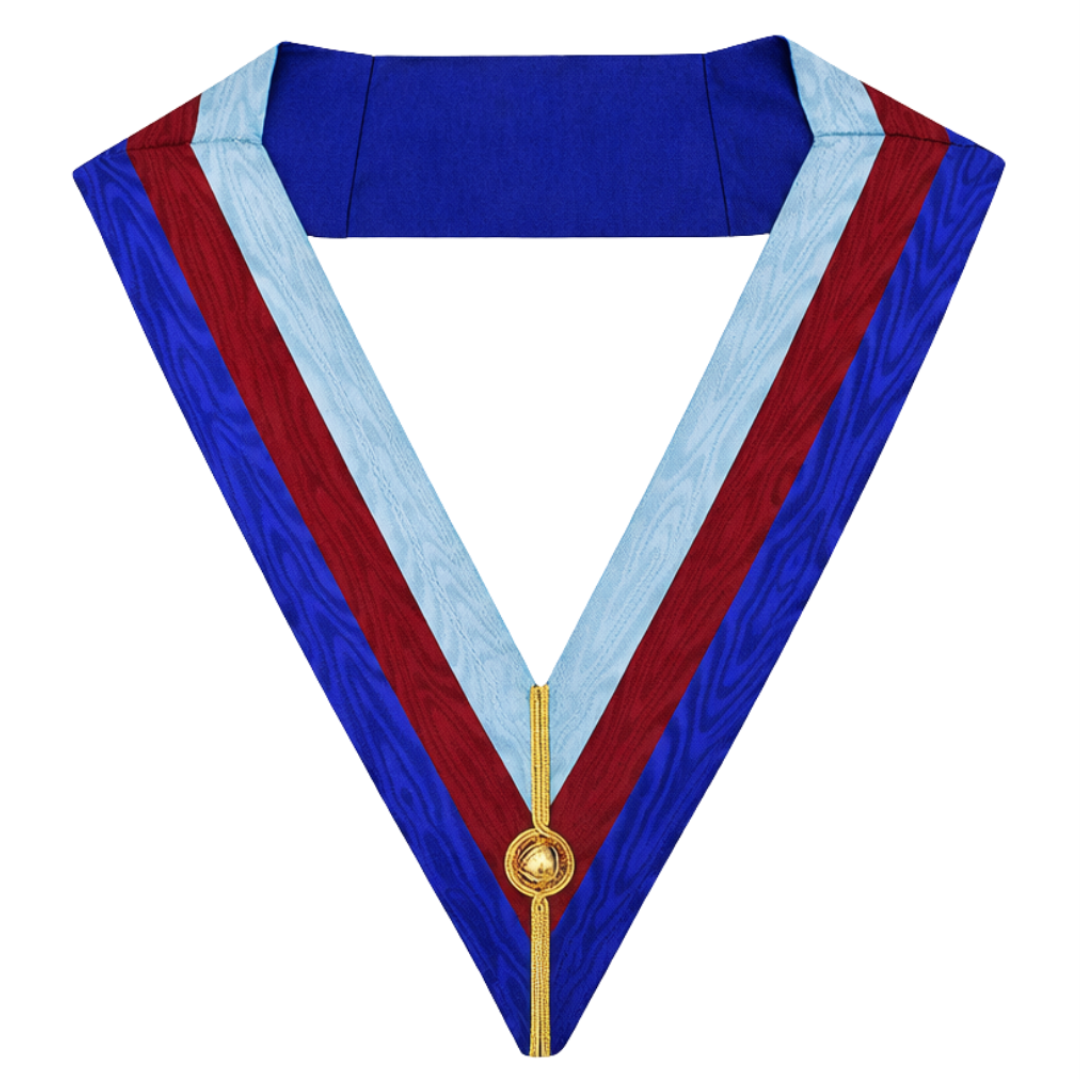  Grand Officers Royal Arch Chapter Collar - Three Colour Moiré