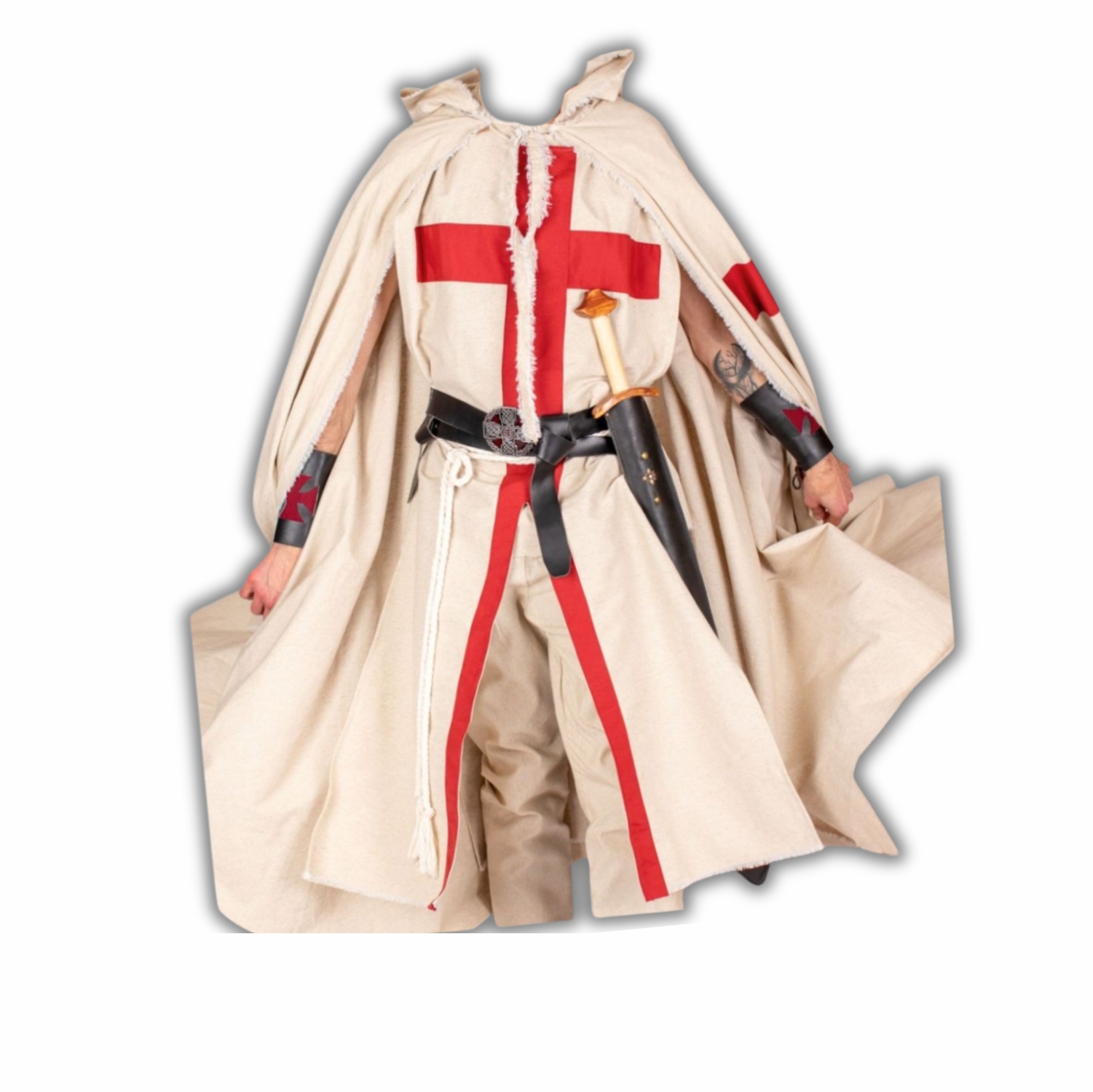 Medieval Knight Templar Crusader Costume