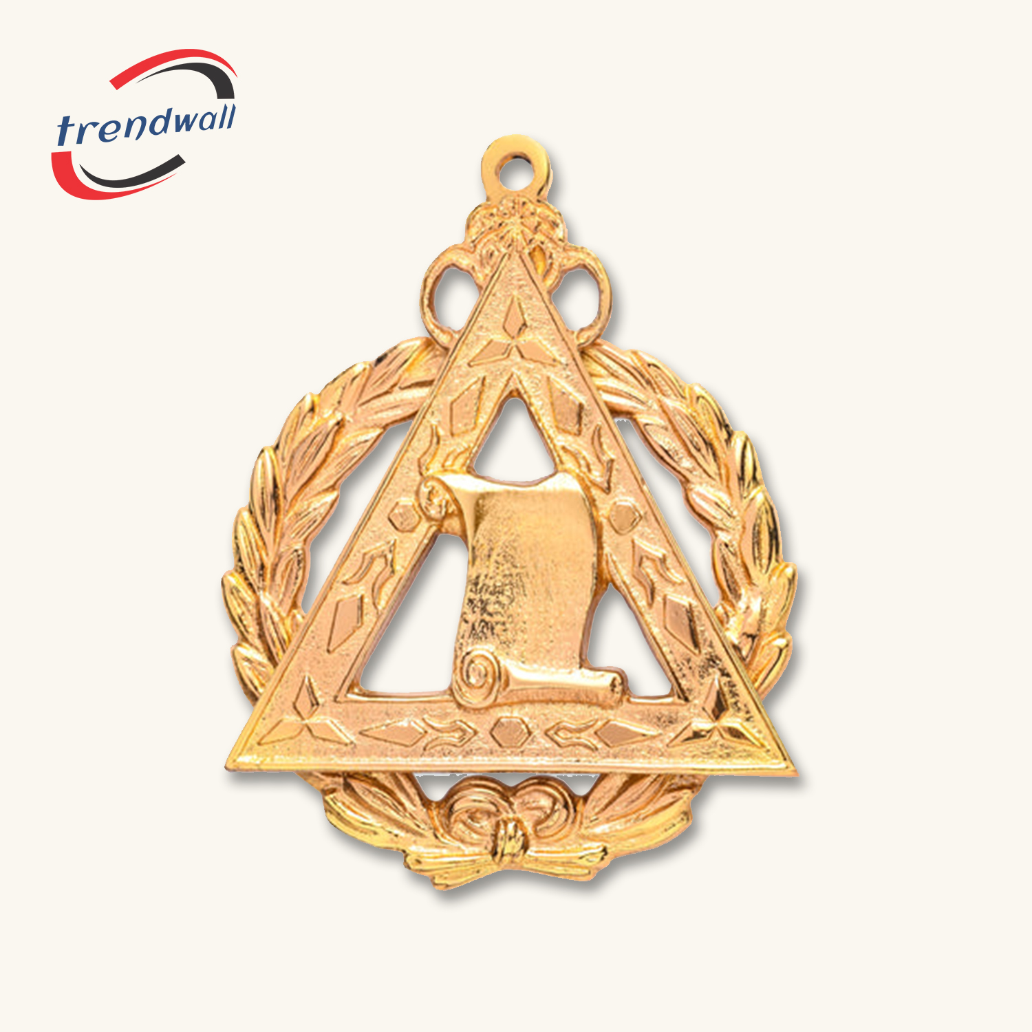 Grand Lecturer Royal Arch Chapter Officer Collar Jewel - Gold Metal
