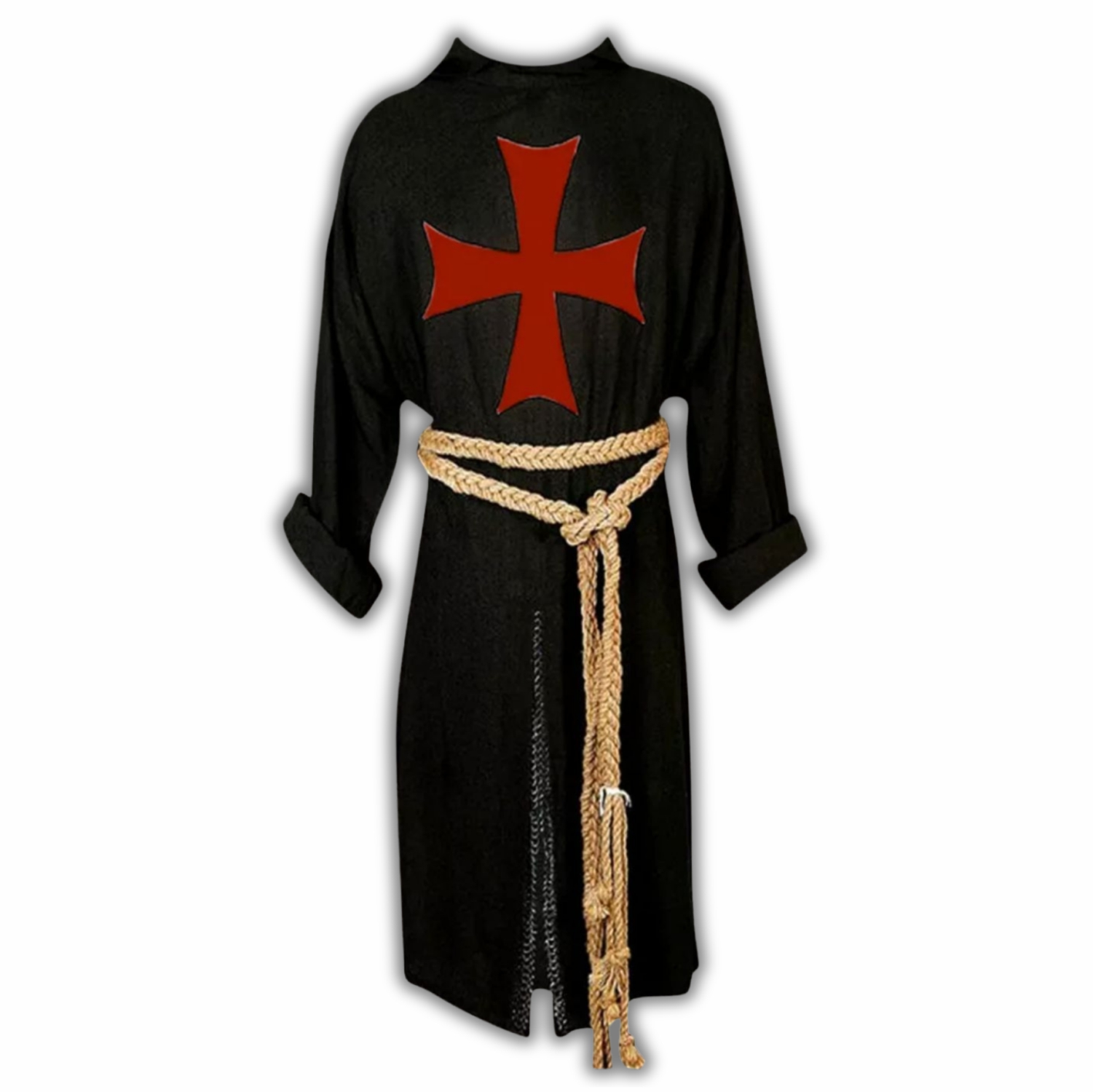 Knight Templar Medieval Tunic & Cloak