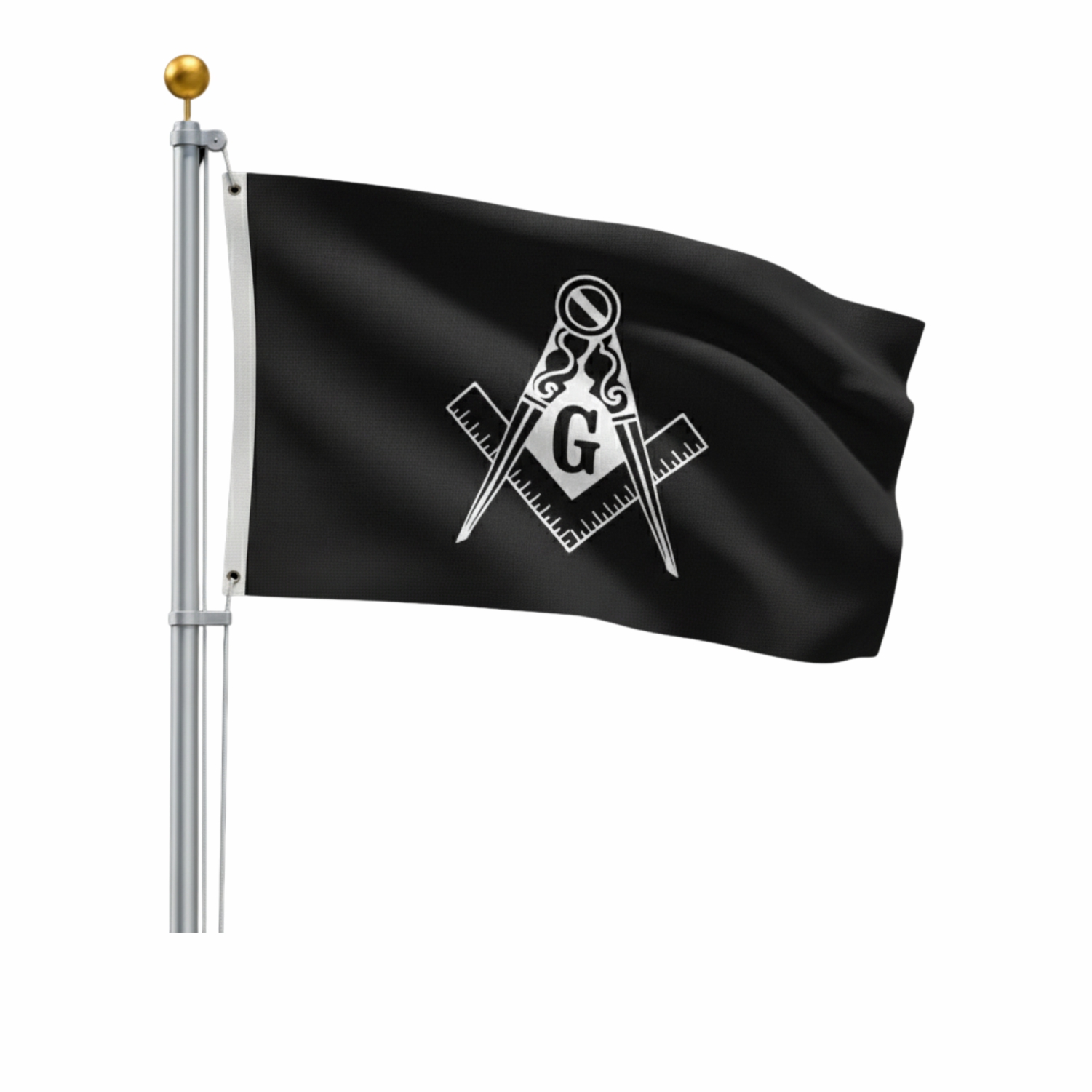 Masonic Blue Lodge Garden Flag