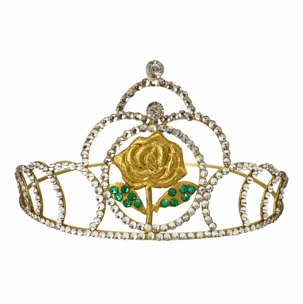 Masonic Rose Of Seven Seals Crown Gold Tone Adjustable Fitting