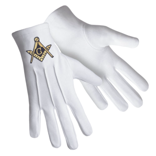 Master Mason Blue Lodge Gloves