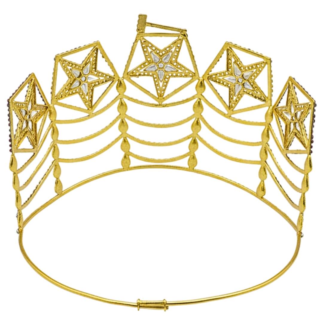 Freemason 5 Star Biggest Size Crown Gold Tone
