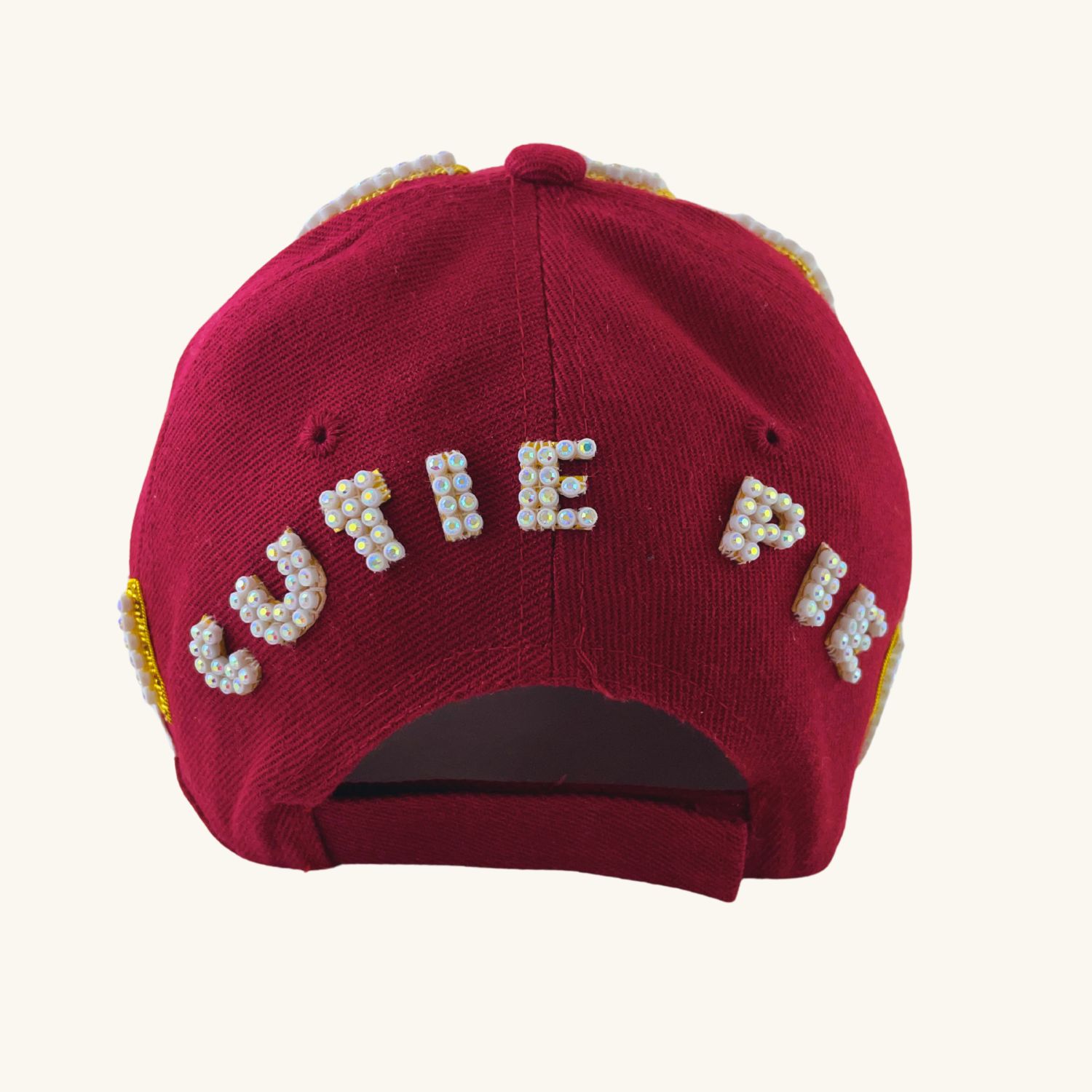 Masonic Shriners Baseball Cap – Triple Row Jewel Custom (ARABIA) Temple Name with Side Emblems
