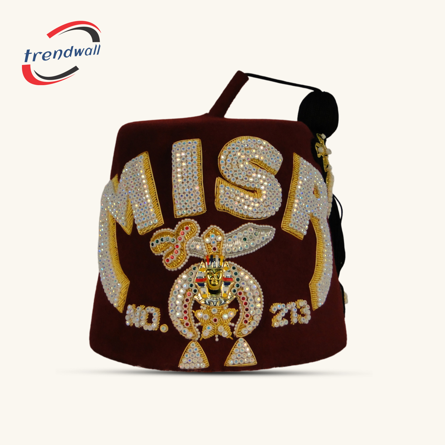 Masonic Shriner Fez Custom Temple Name