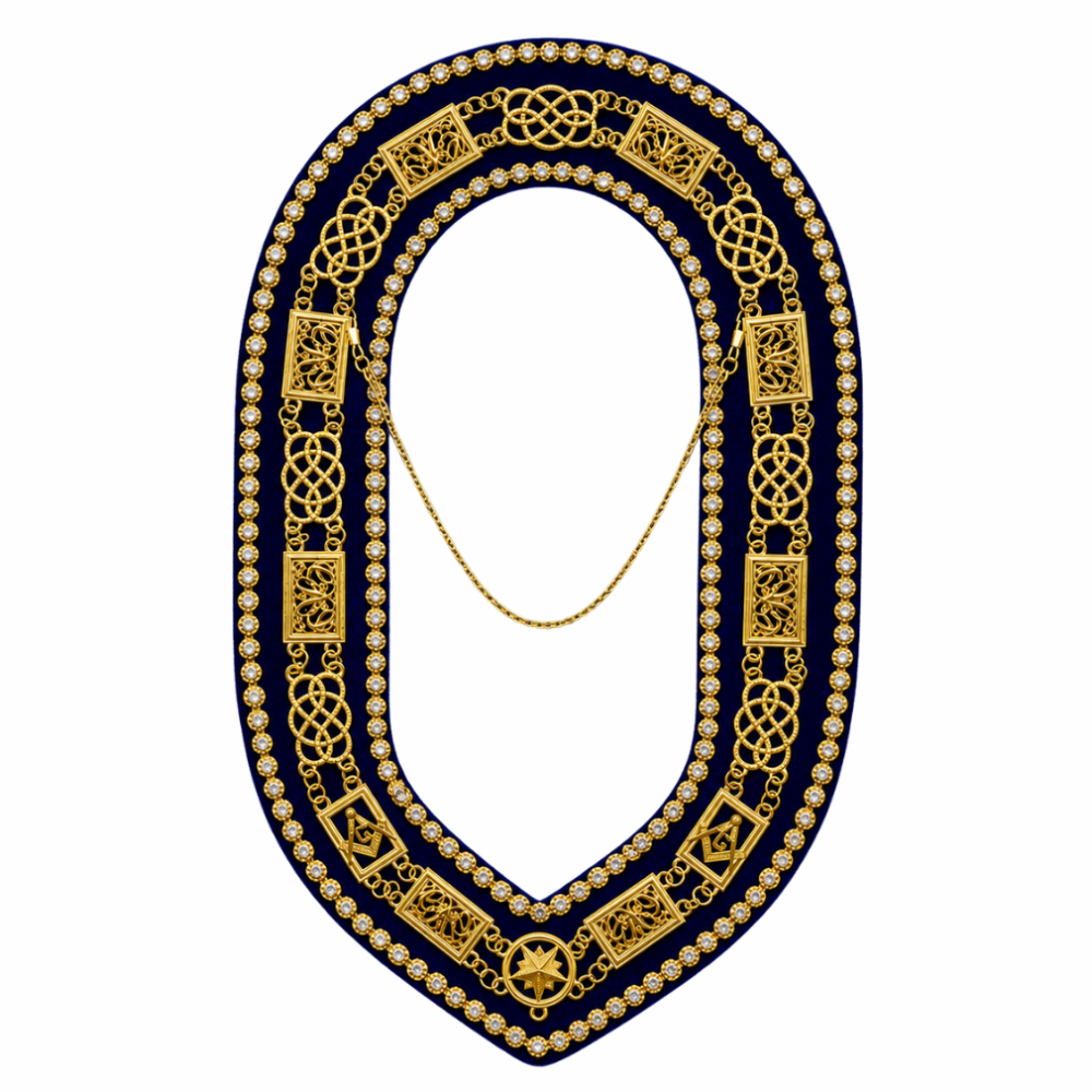 Grand Officers Blue Lodge Chain Collar