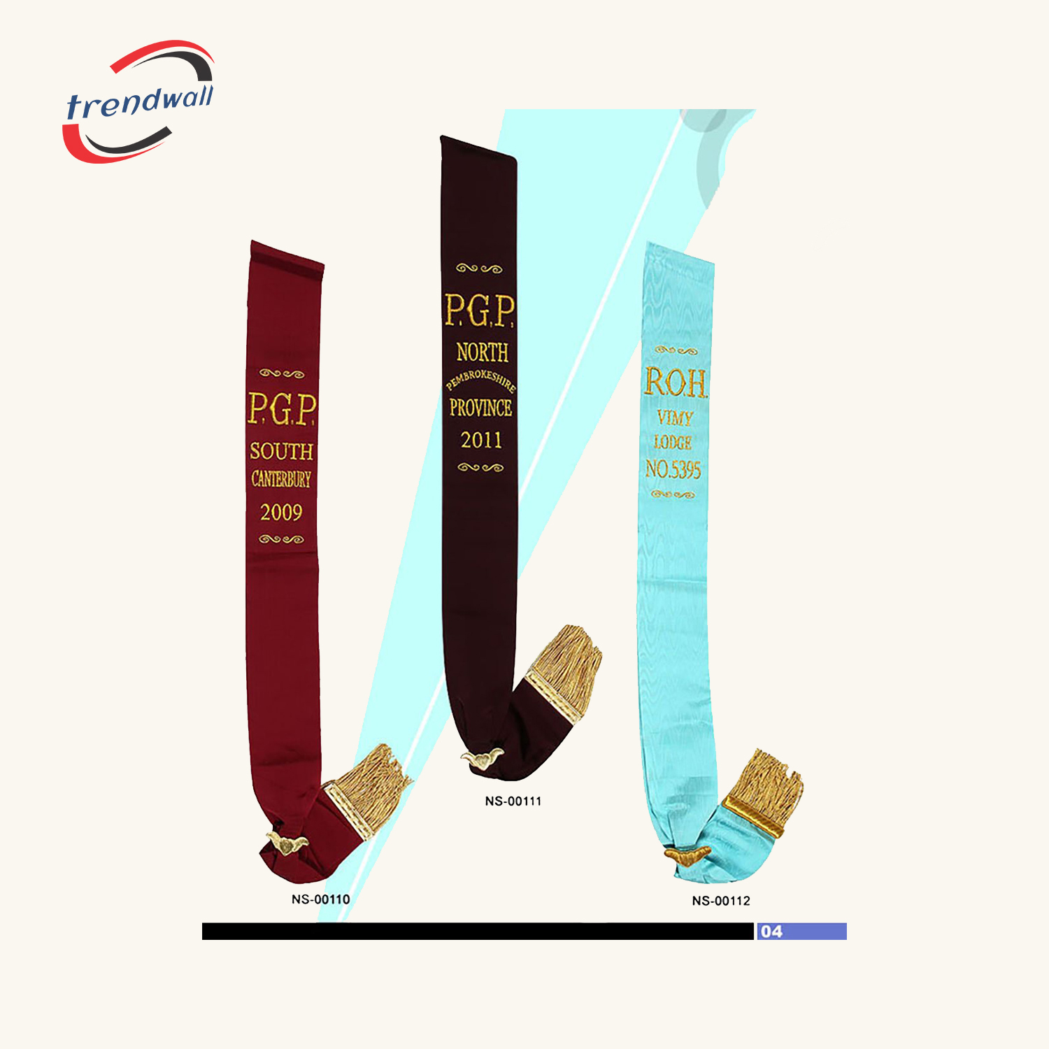 Royal Antediluvian Order of Buffaloes (R.A.O.B.) Sash