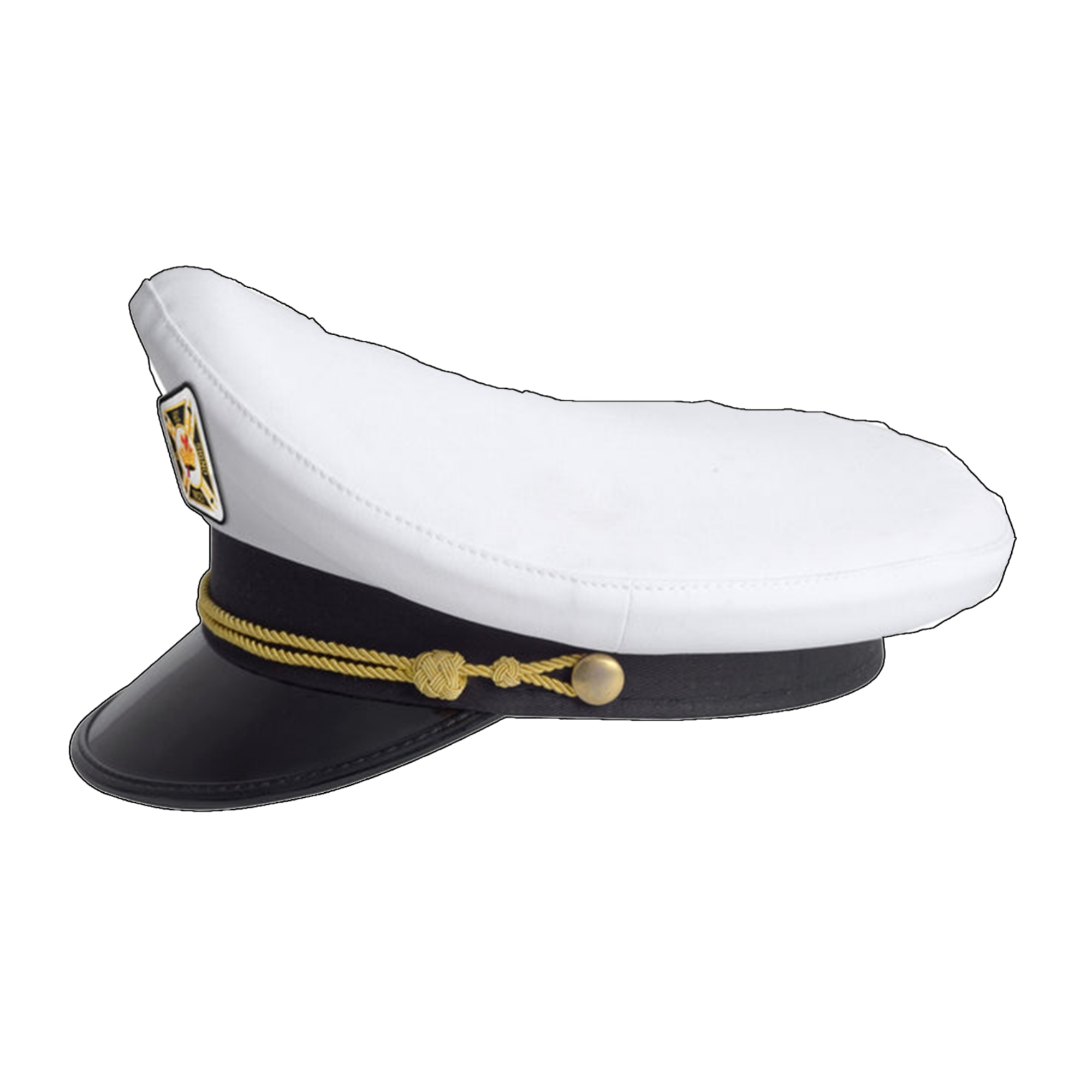 KNIGHTS TEMPLAR Commandery Fatigue Cap with Gold Metal Emblem