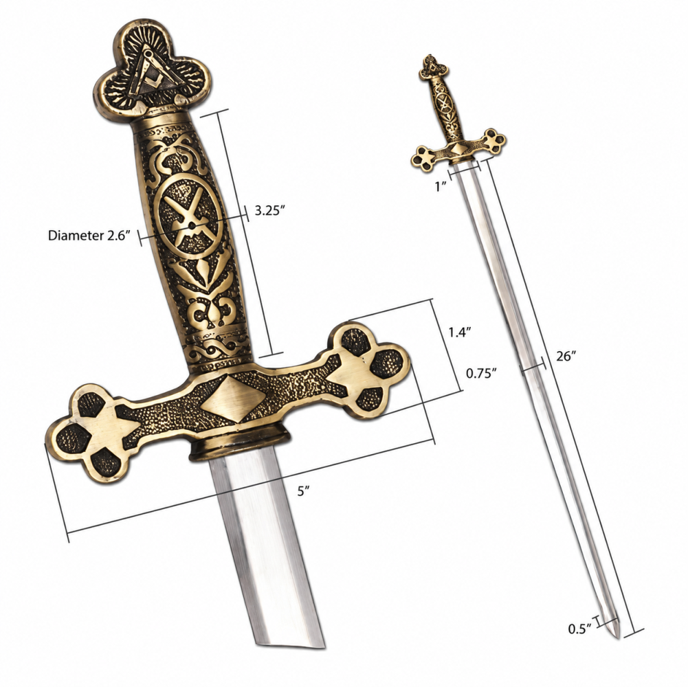 Master Mason Blue Lodge Sword