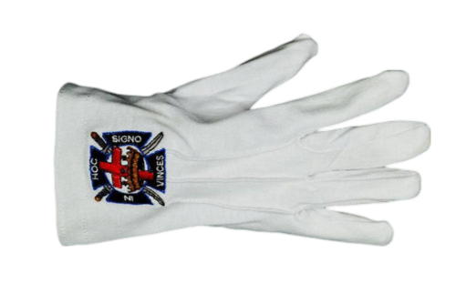 Knights Templar Commandery Gloves
