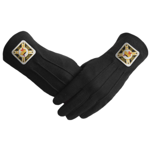 Knights Templar Commandery Gloves