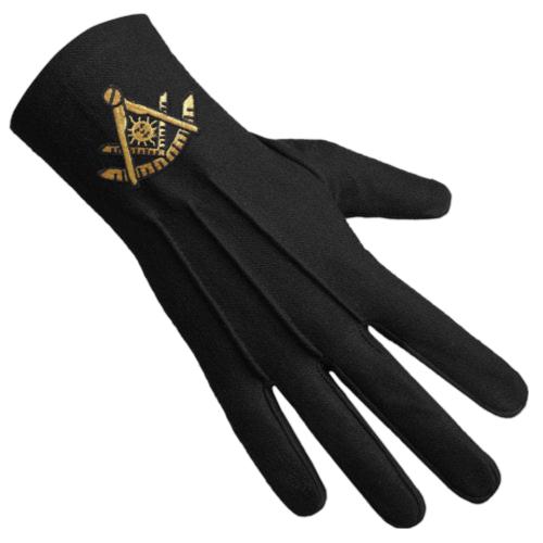 Past Master Blue Lodge California Regulation Gloves