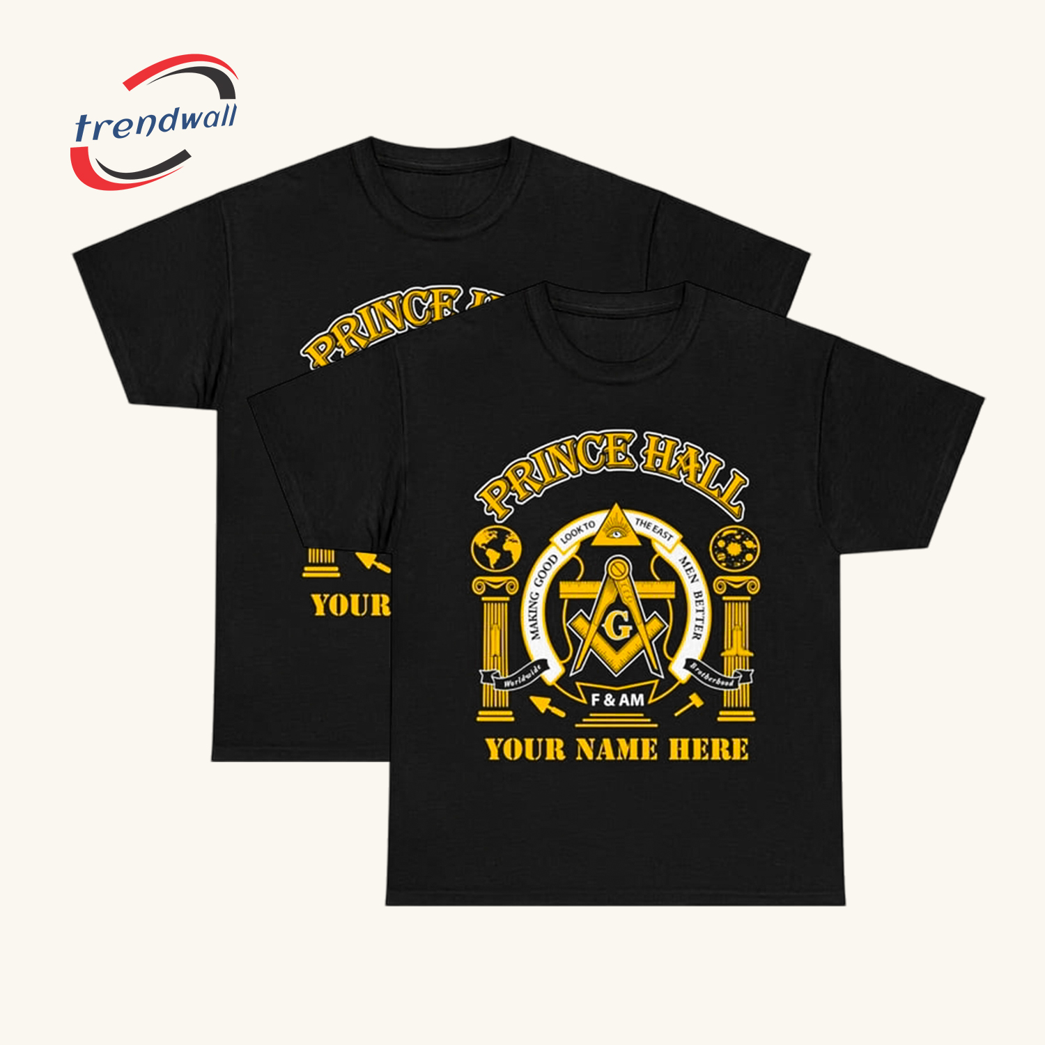 Masonic Custom Name Greats Mason T-Shirt