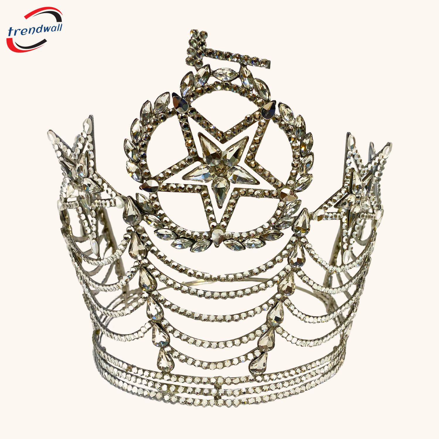 Masonic Clear Star Crown