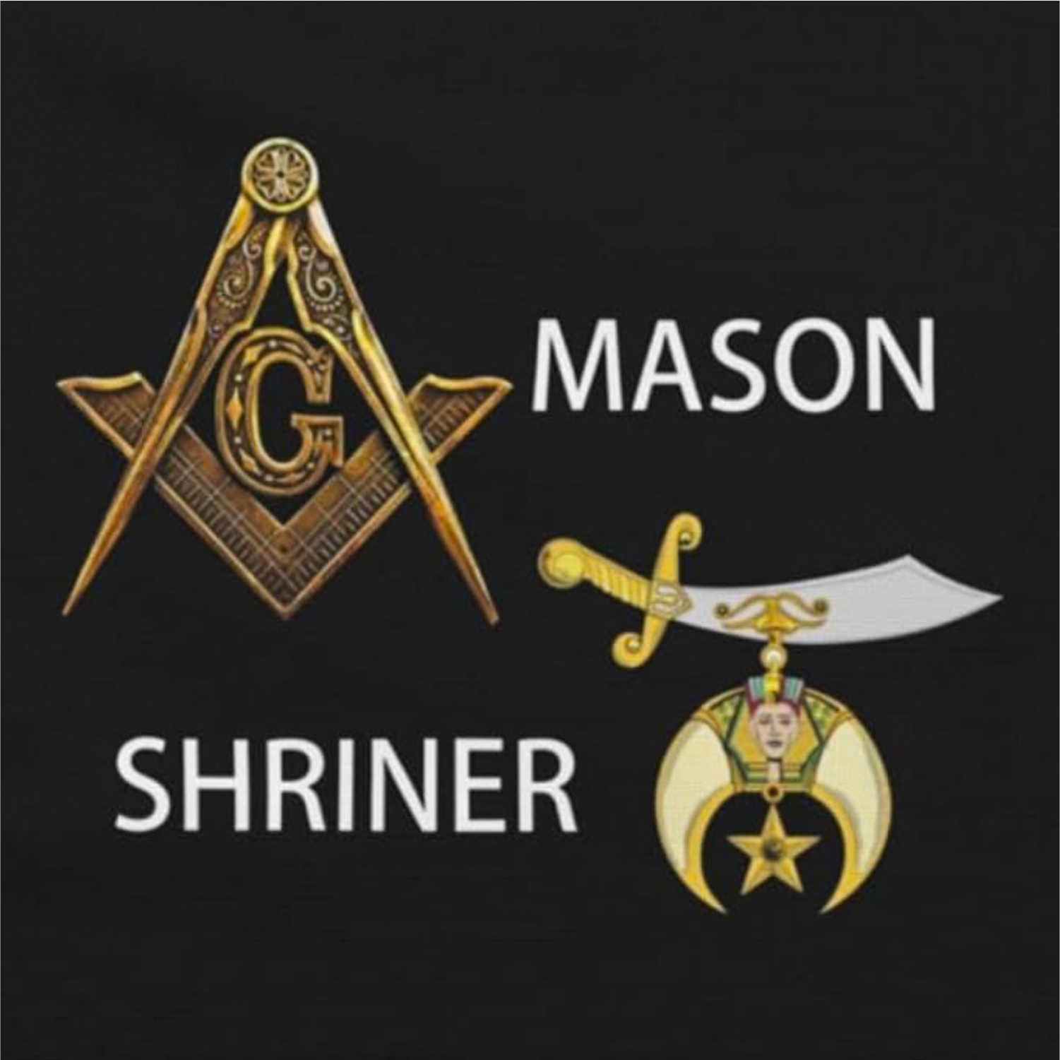 Masonic Shriner Garden Flag