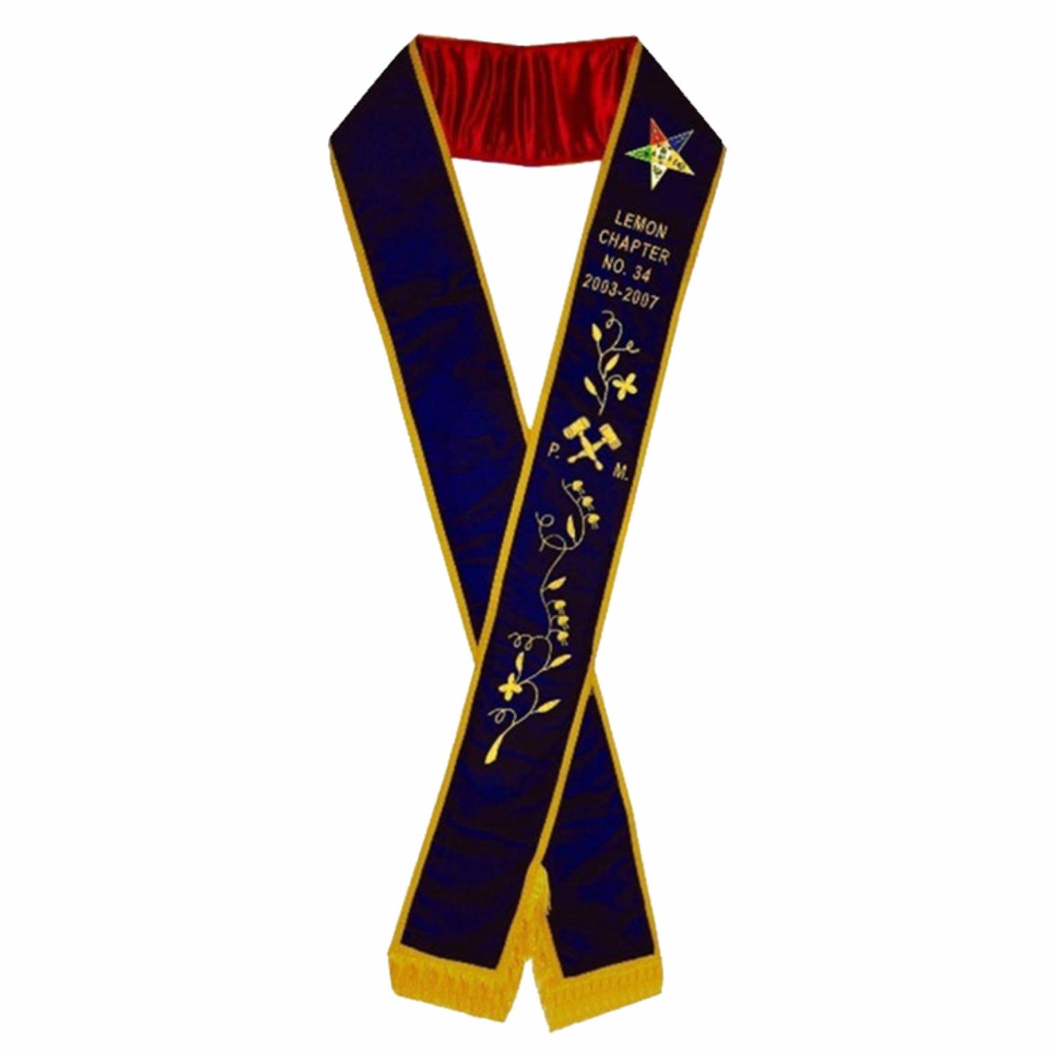 Past Matron OES Sash