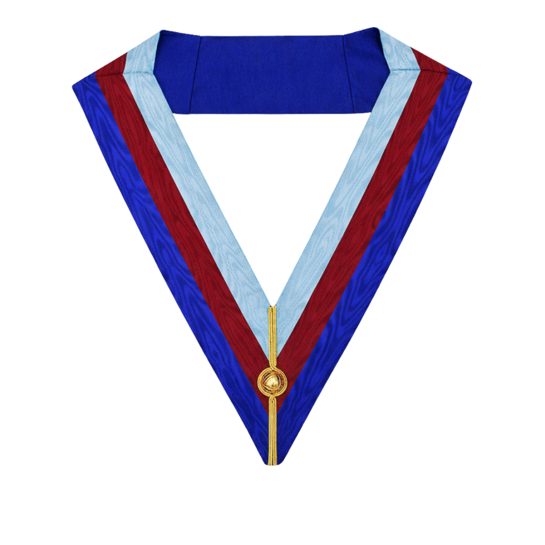  Grand Officers Royal Arch Chapter Collar - Three Colour Moiré