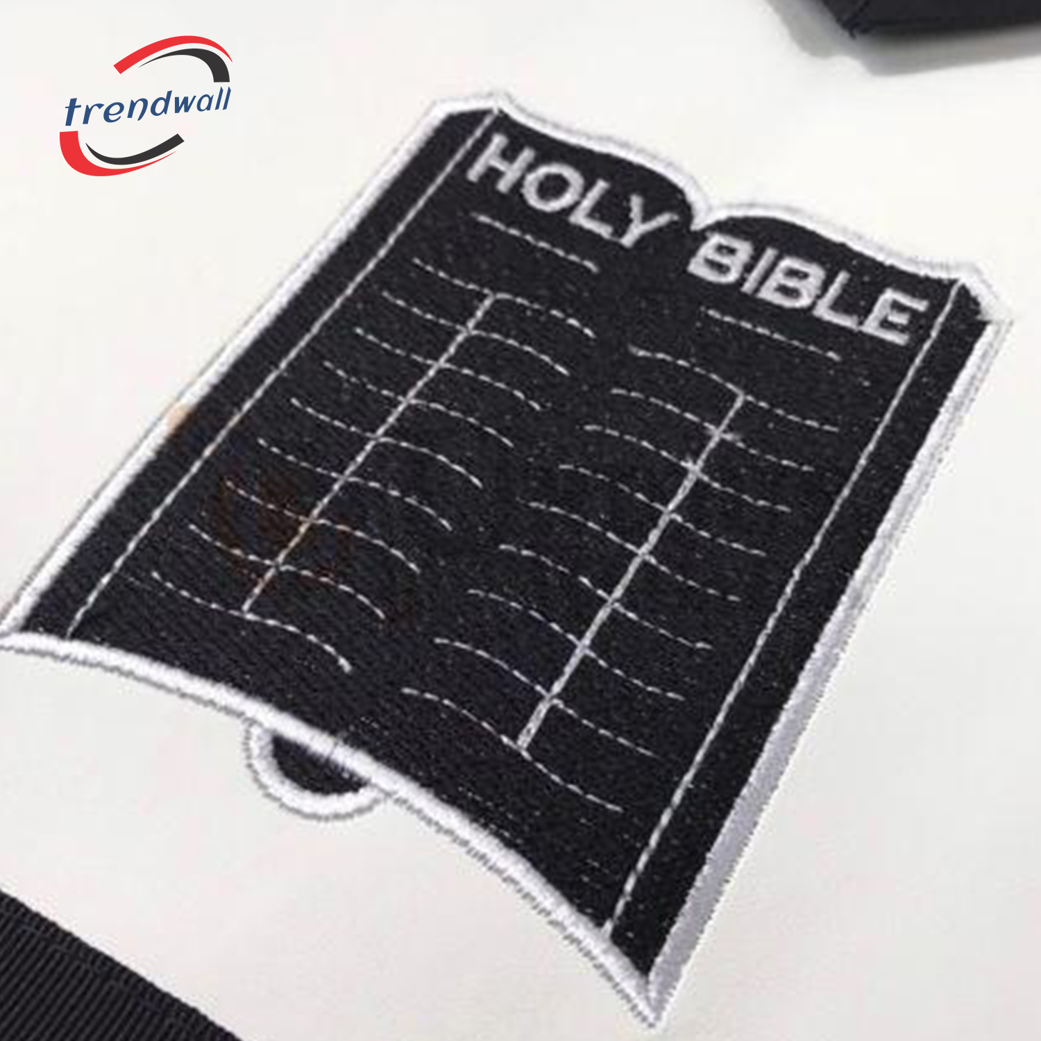 Officers Blue Lodge Funeral Apron - Moire Ribbon Machine Embroidery