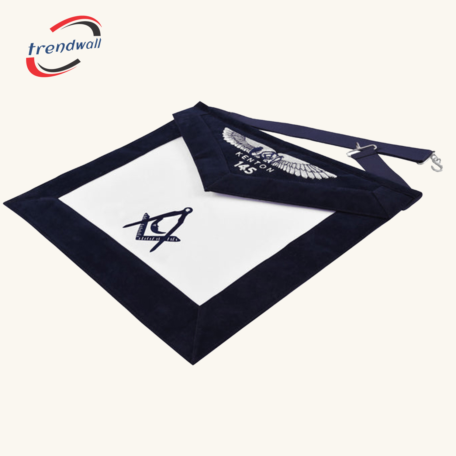 Junior Deacon Officer Apron - Kenton Lodge Navy Velvet