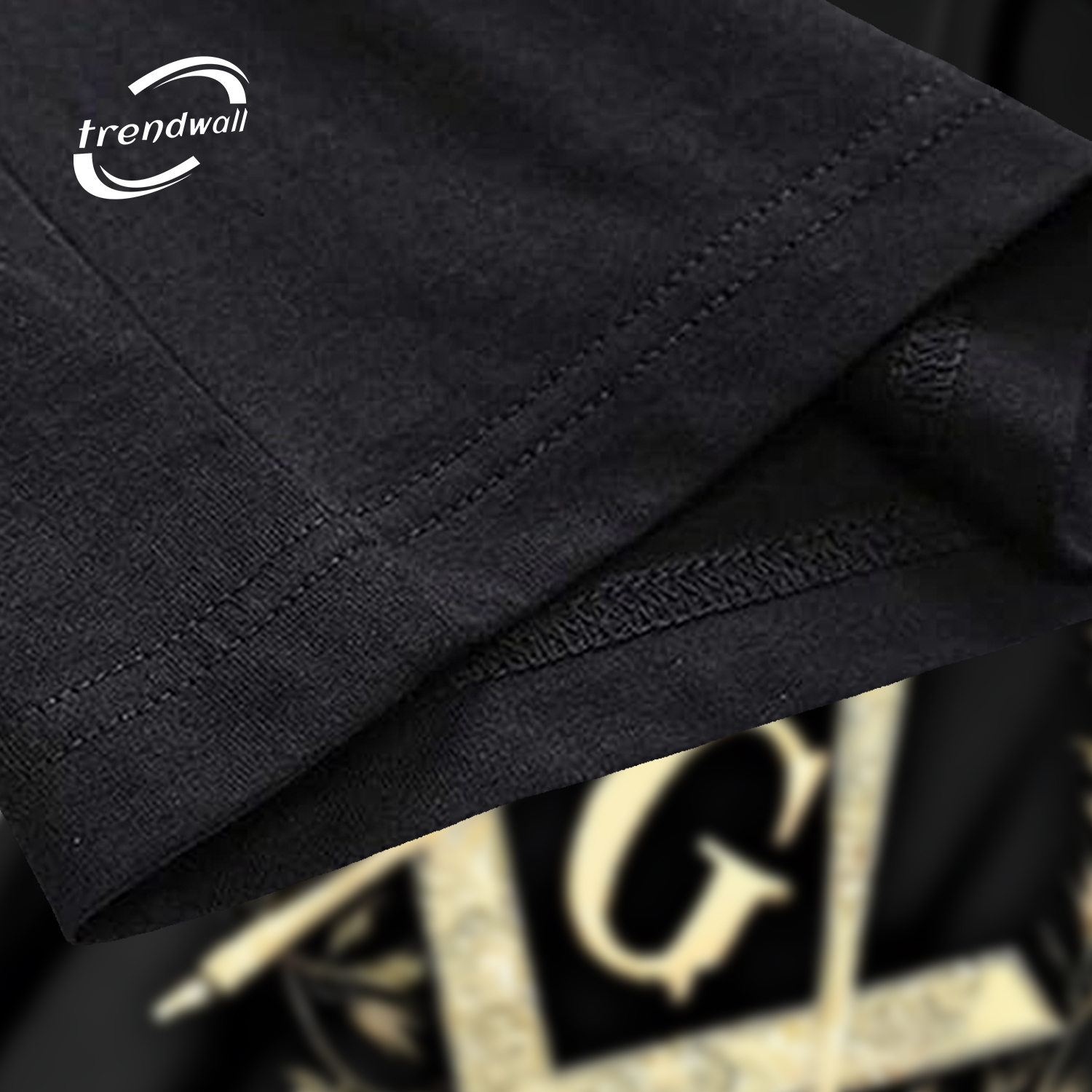 Masonic T-Shirt – Gold Square & Compass Symbol on Soft Everyday Fabric