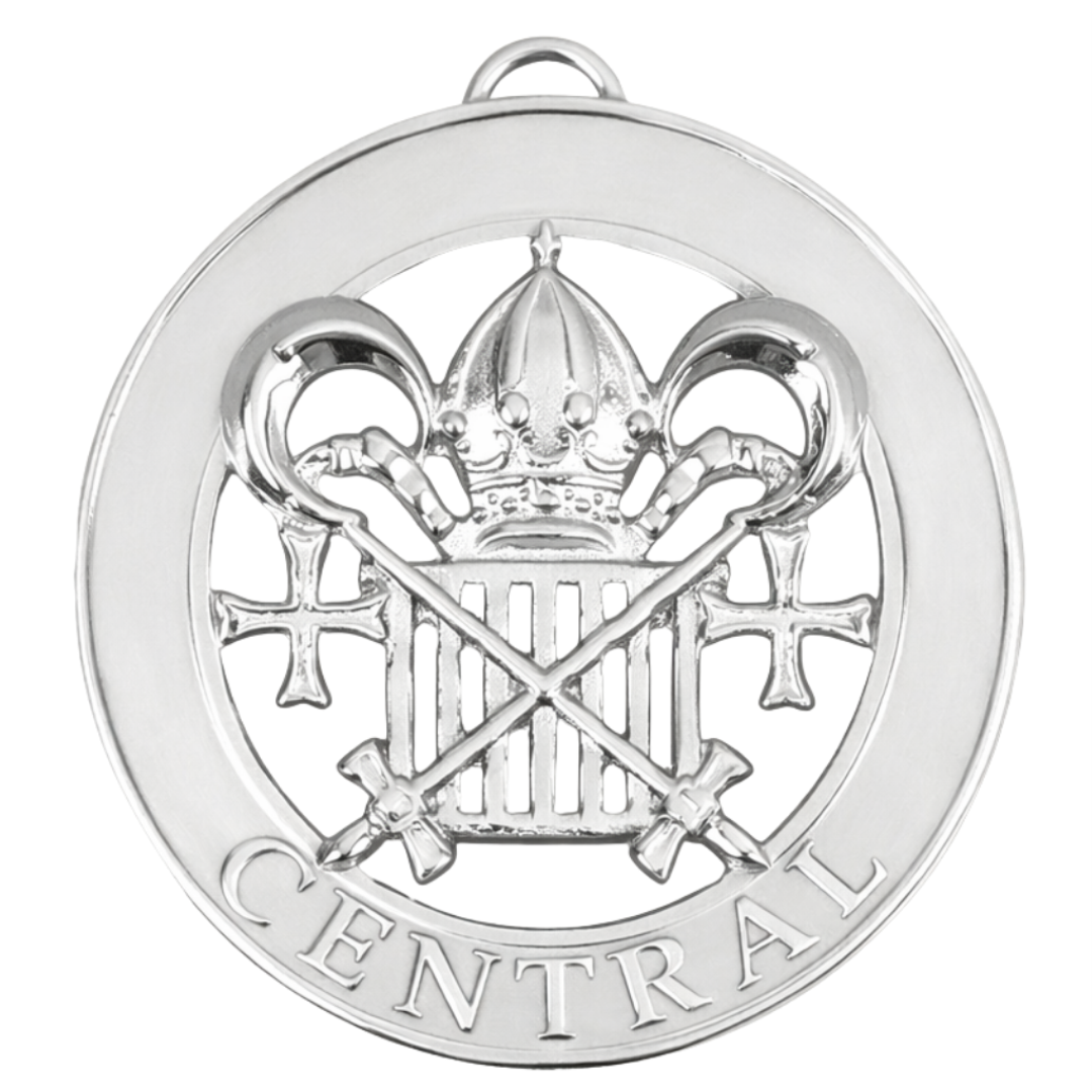 Allied District Grand Officer Collar Jewel – Silver Plated