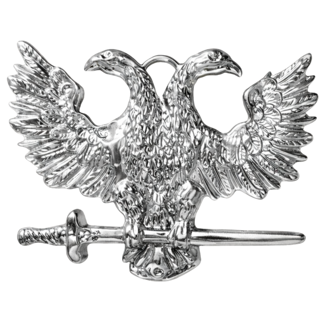 Scottish Rite Collar Jewel - Silver Metal