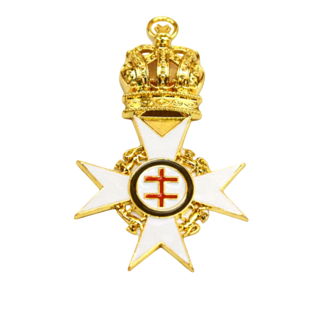Past Preceptor Knights Templar English Regulation Collar Jewel