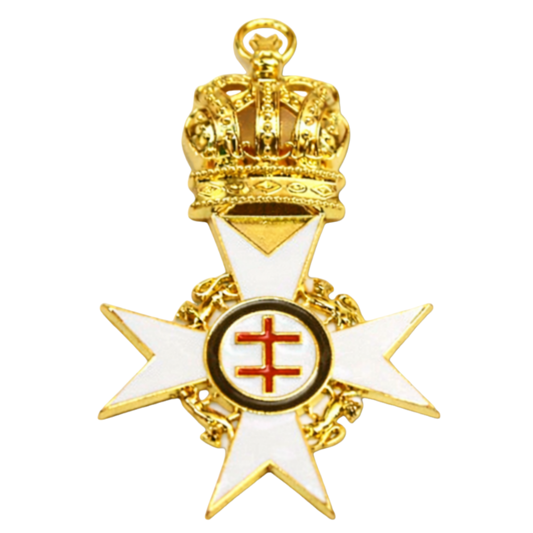 Past Preceptor Knights Templar English Regulation Collar Jewel