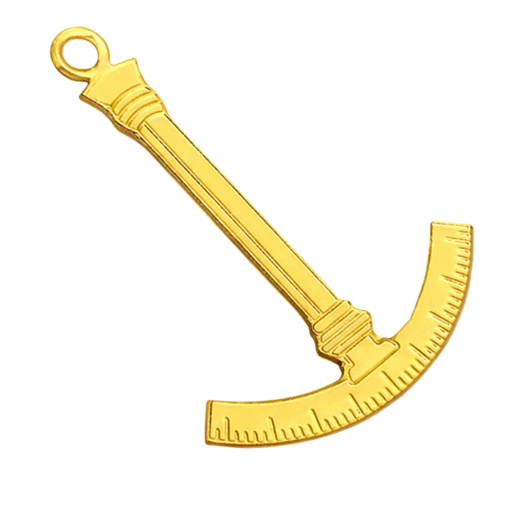 Grand Superintendent Allied Masonic Degrees Collar Jewel - Gold Finish