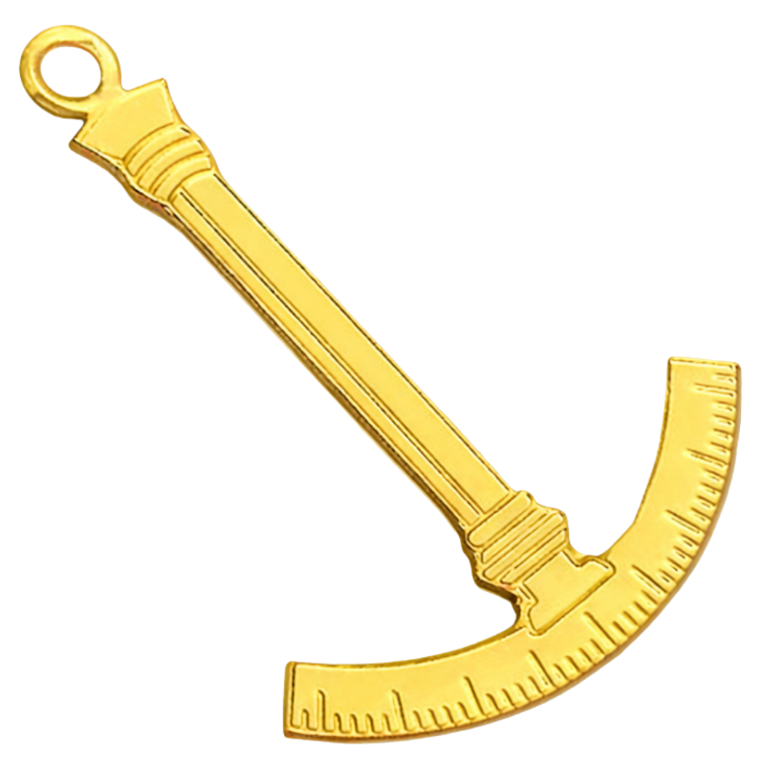 Grand Superintendent Allied Masonic Degrees Collar Jewel - Gold Finish