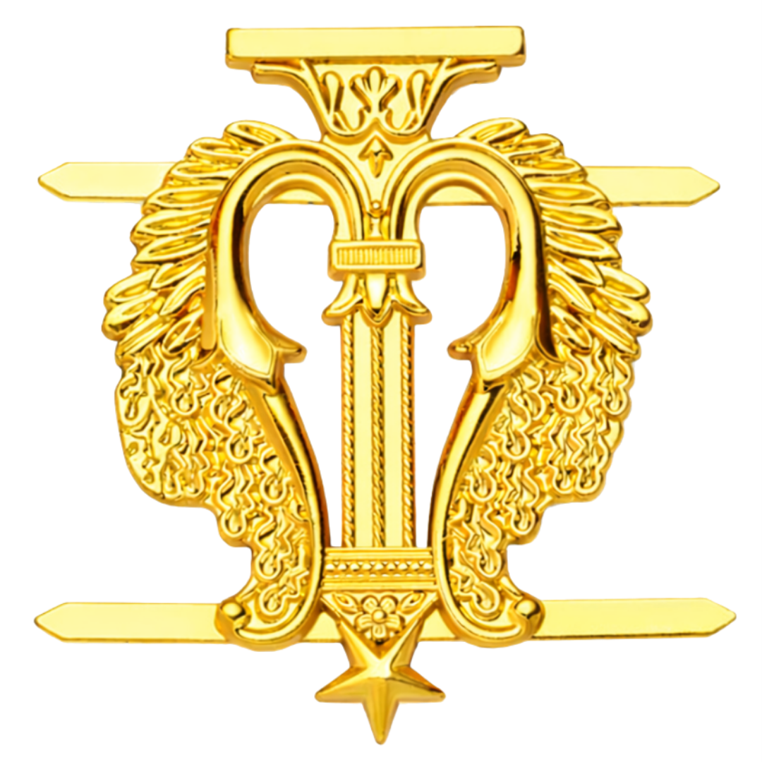 Organist Blue Lodge Officer Collar Jewel