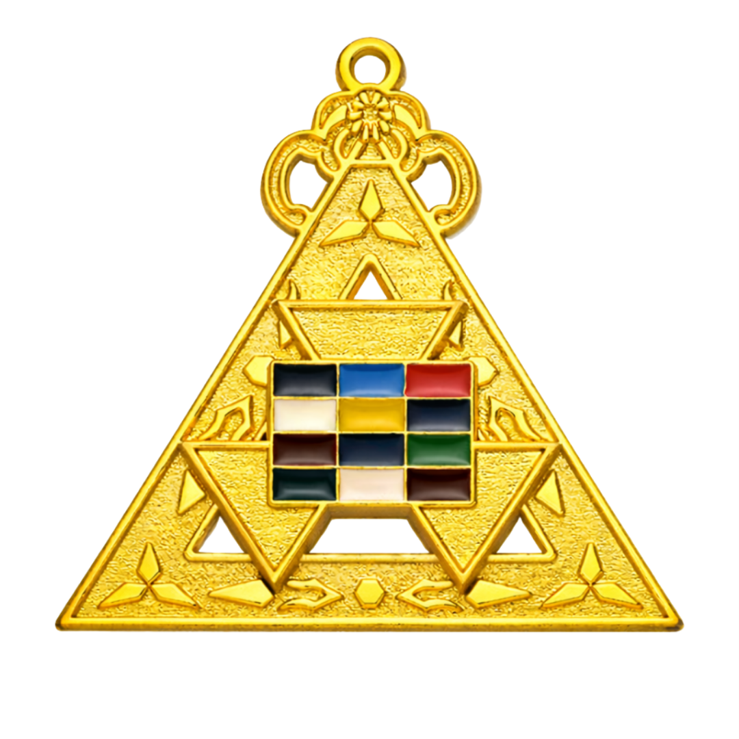 Past High Priest Royal Arch Collar Jewel - Gold Plated