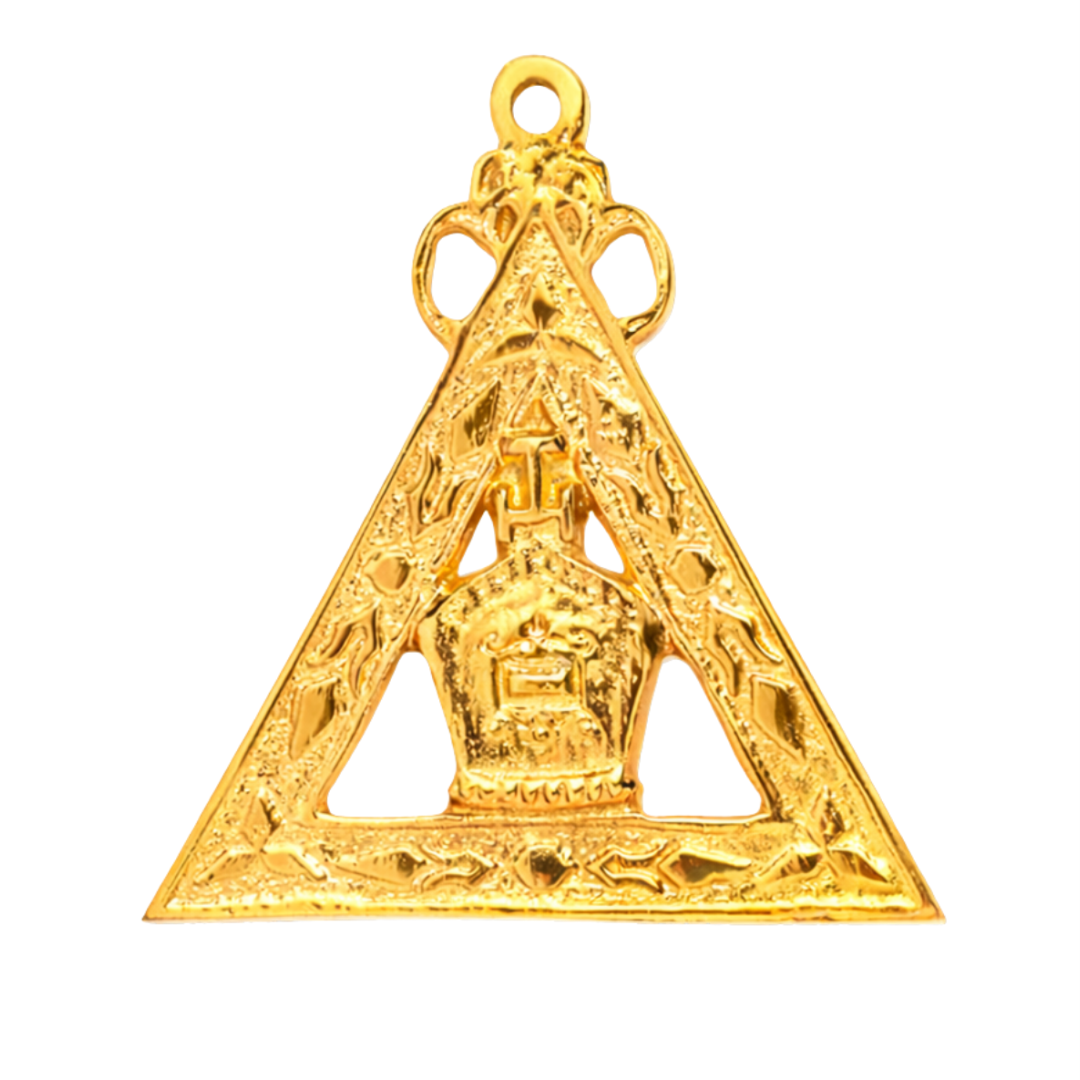 High Priest Royal Arch Chapter Officer Collar Jewel - Gold Plated