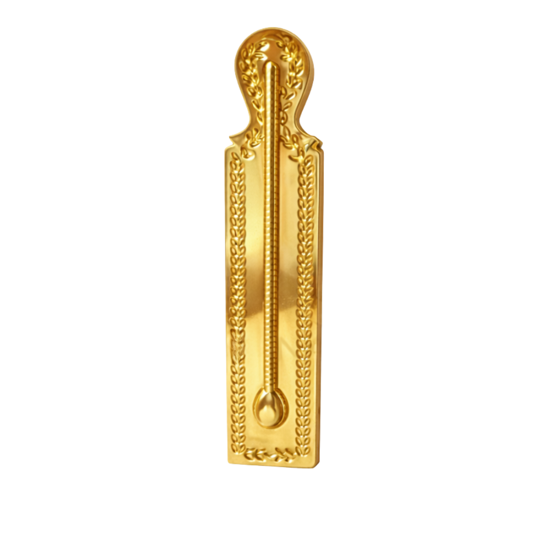 Junior Warden Blue Lodge Officer Collar Jewel - Gold Metal