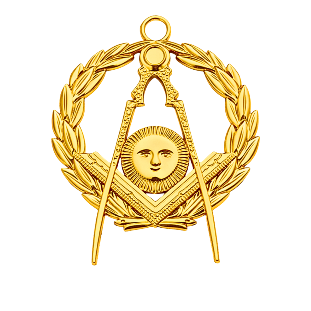Senior Grand Deacon Blue Lodge Officer Collar Jewel - Gold Metal
