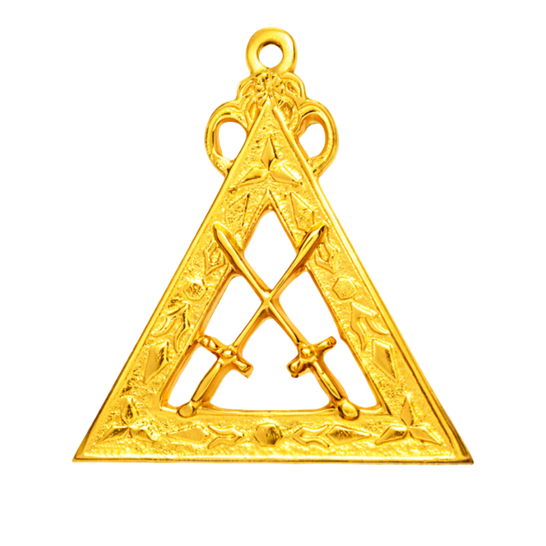 Sentinel Royal Arch Chapter Officer Collar Jewel - Gold Metal