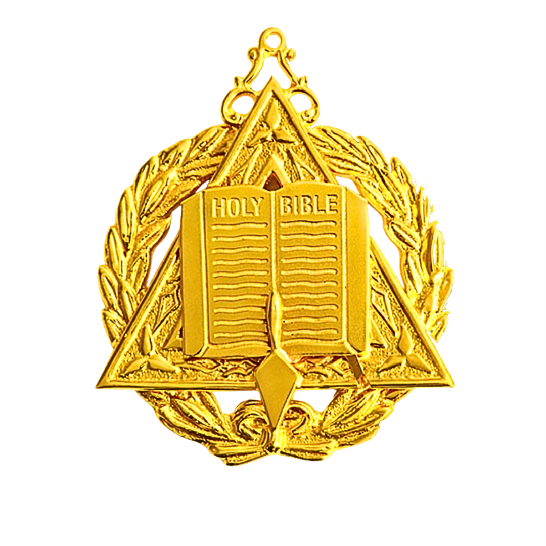 Grand Chaplain Royal & Select Masters Officer Collar Jewel Gold Plated